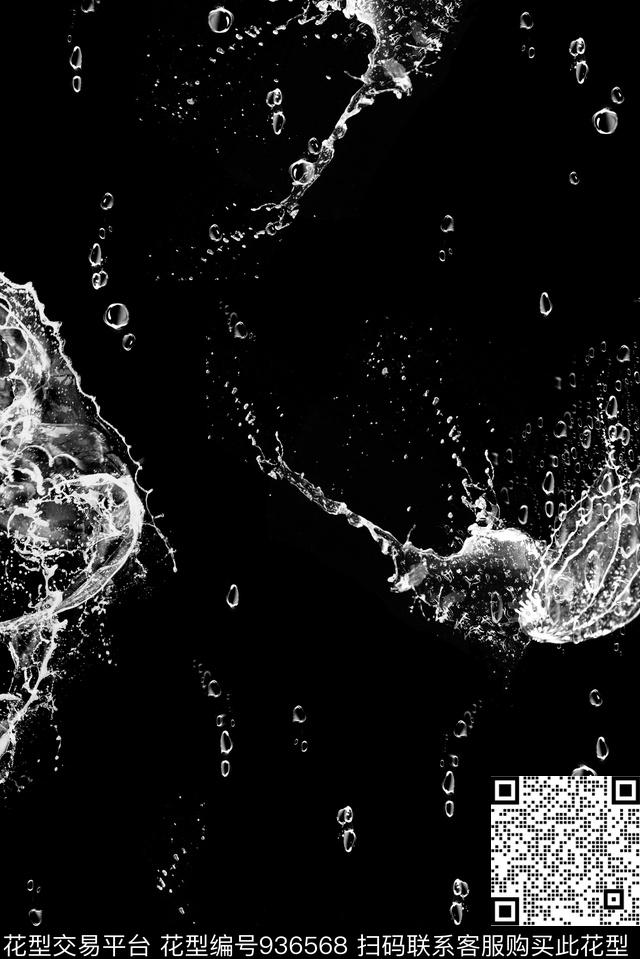 抽象男装蝴蝶传统印花华亿平台下载（图片编号: 936568） - 瓦栏（Walan）