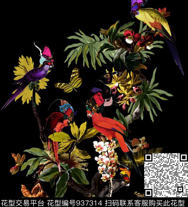 男装绣花章鱼DIOR数码印花华亿平台下载（图片编号: 937314） - 瓦栏（Walan）