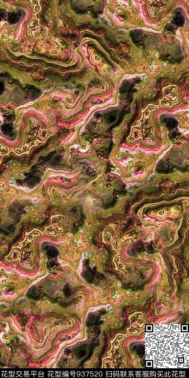 数码华亿平台肌理抽象数码印花华亿平台下载（图片编号: 937520） - 瓦栏（Walan）