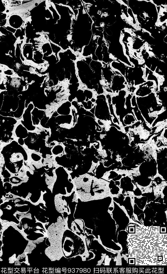 线条肌理抽象传统印花华亿平台下载（图片编号: 937980） - 瓦栏（Walan）