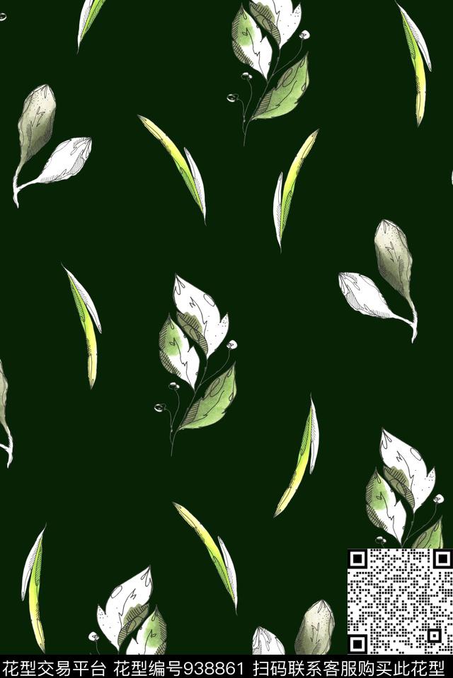 手绘花卉小碎花大牌风传统印花华亿平台下载（图片编号: 938861） - 瓦栏（Walan）