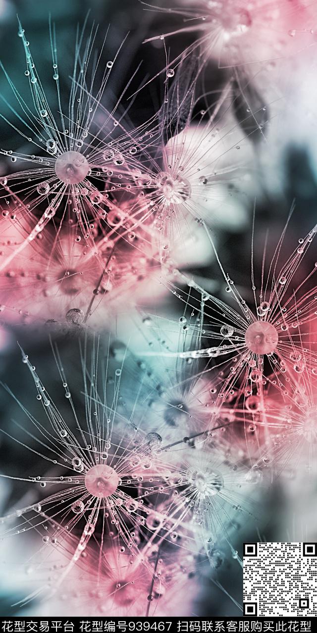 抽象花卉3D立体数码印花华亿平台下载（图片编号: 939467） - 瓦栏（Walan）