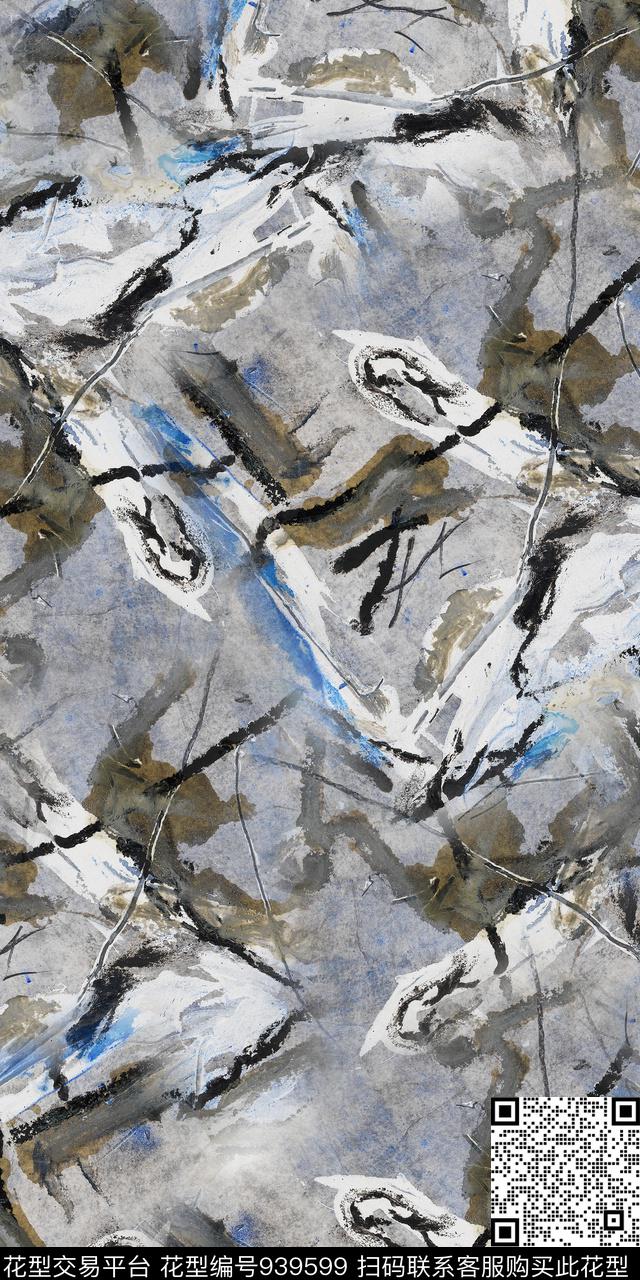 数码华亿平台抽象底纹数码印花华亿平台下载（图片编号: 939599） - 瓦栏（Walan）