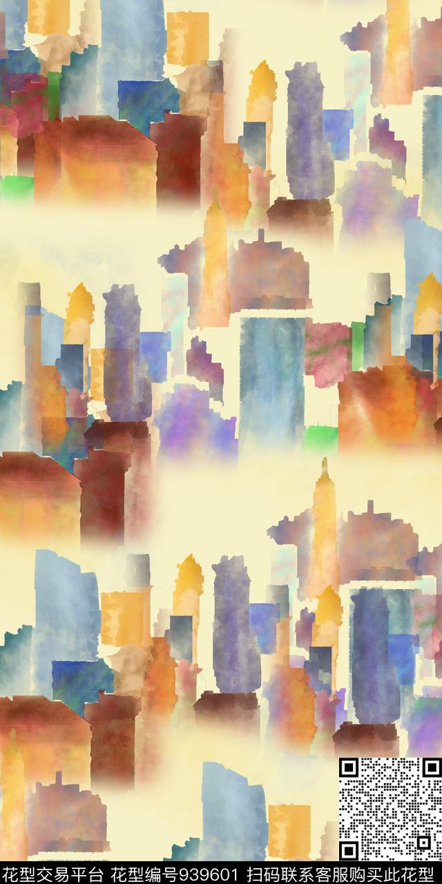 数码华亿平台抽象底纹数码印花华亿平台下载（图片编号: 939601） - 瓦栏（Walan）