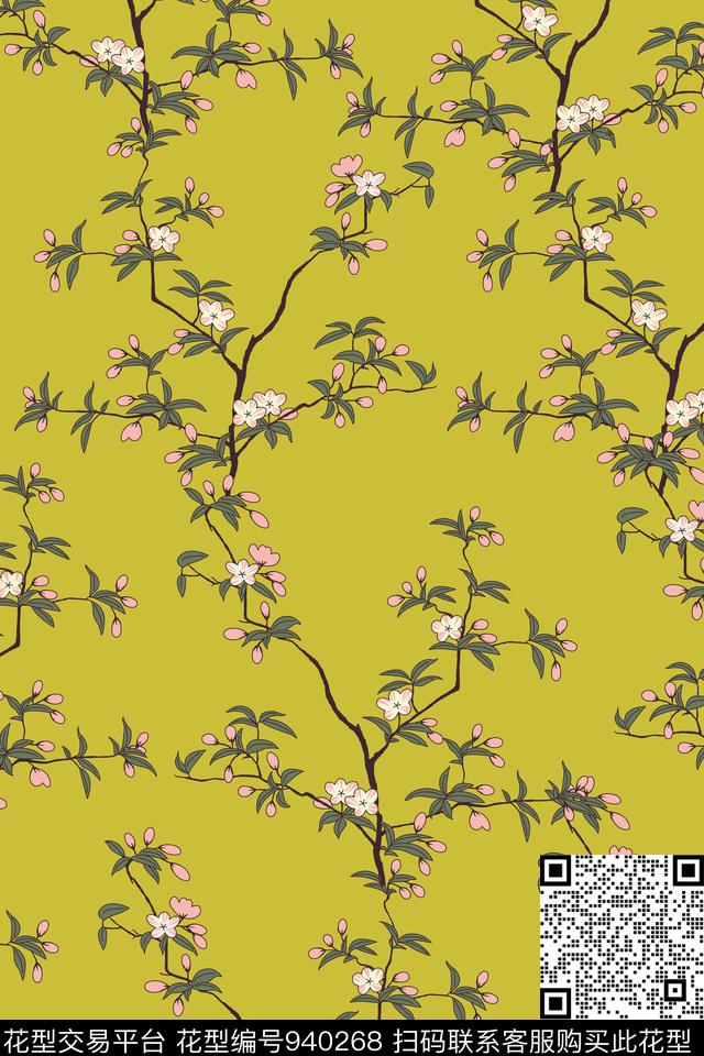 小碎花秋冬华亿平台女装数码印花华亿平台下载（图片编号: 940268） - 瓦栏（Walan）