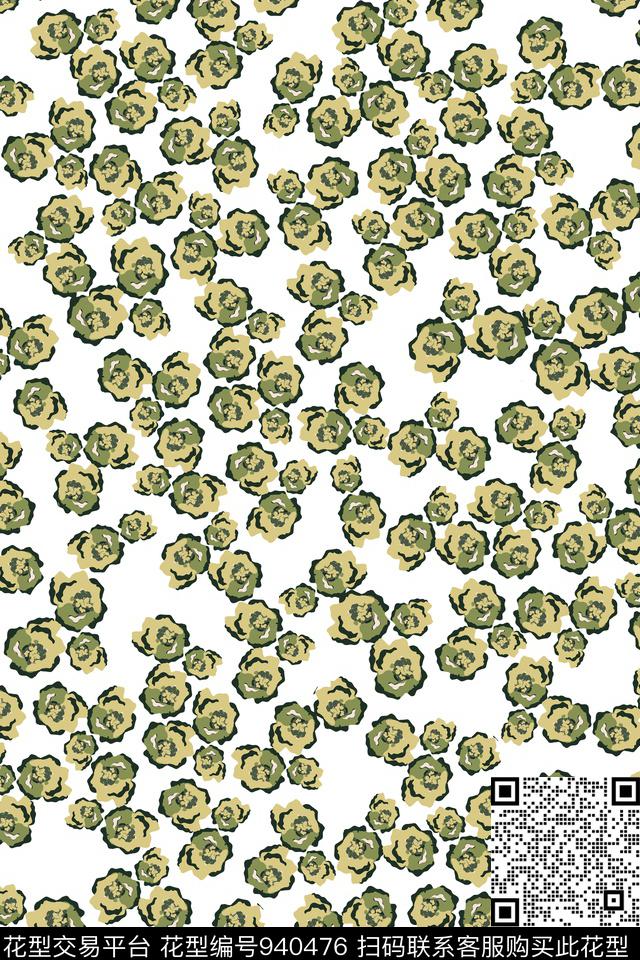 小碎花男装大牌风数码印花华亿平台下载（图片编号: 940476） - 瓦栏（Walan）