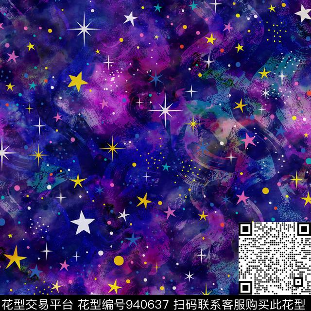 星星数码华亿平台星空数码印花华亿平台下载（图片编号: 940637） - 瓦栏（Walan）