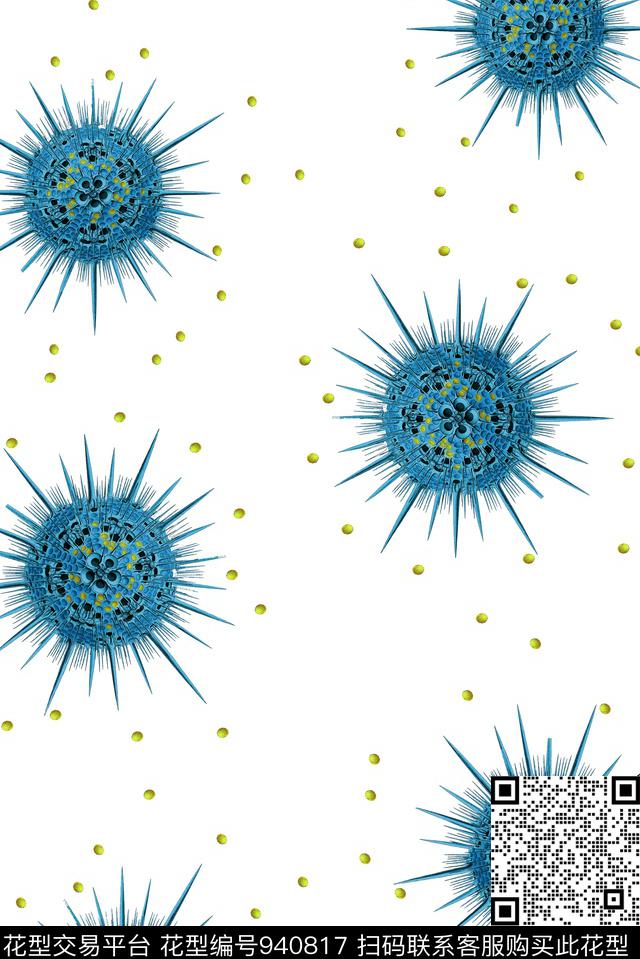 趣味民族风几何数码印花华亿平台下载（图片编号: 940817） - 瓦栏（Walan）