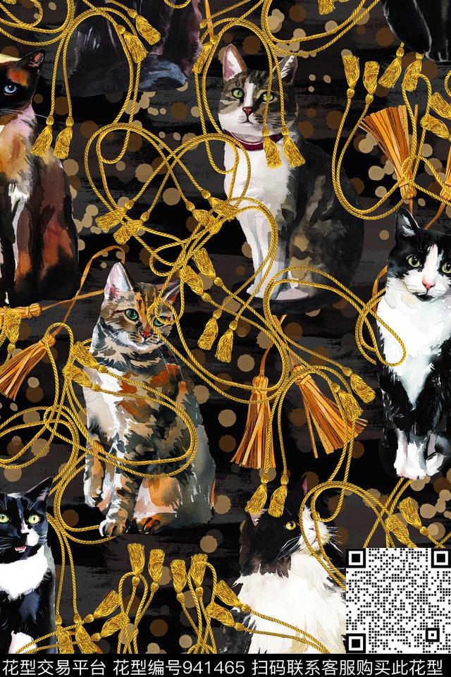 catstasselsD&G数码印花华亿平台下载（图片编号: 941465） - 瓦栏（Walan）