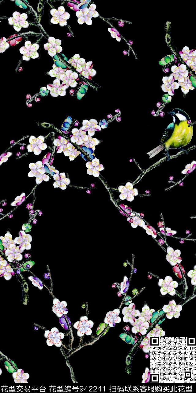 植物动物大牌风数码印花华亿平台下载（图片编号: 942241） - 瓦栏（Walan）