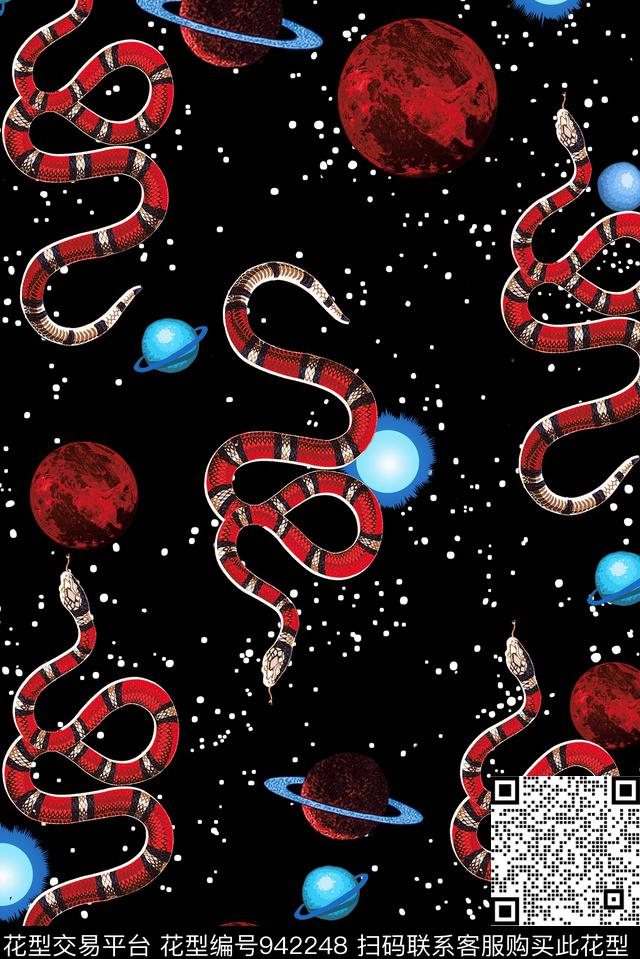 男装花卉动物数码印花华亿平台下载（图片编号: 942248） - 瓦栏（Walan）