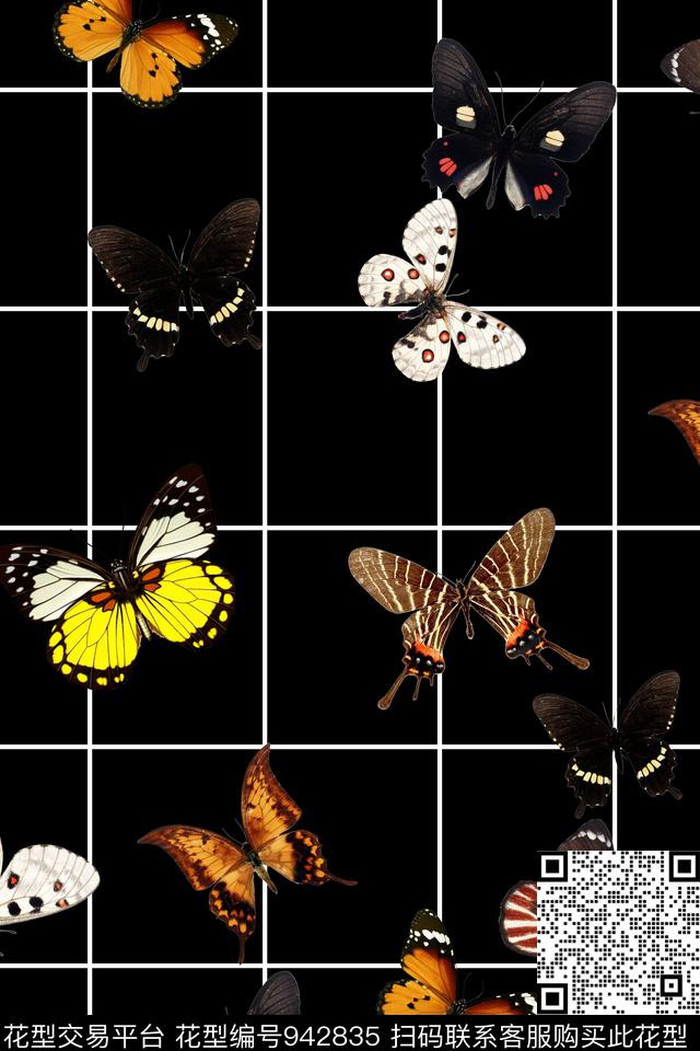 格子春夏华亿平台休闲数码印花华亿平台下载（图片编号: 942835） - 瓦栏（Walan）