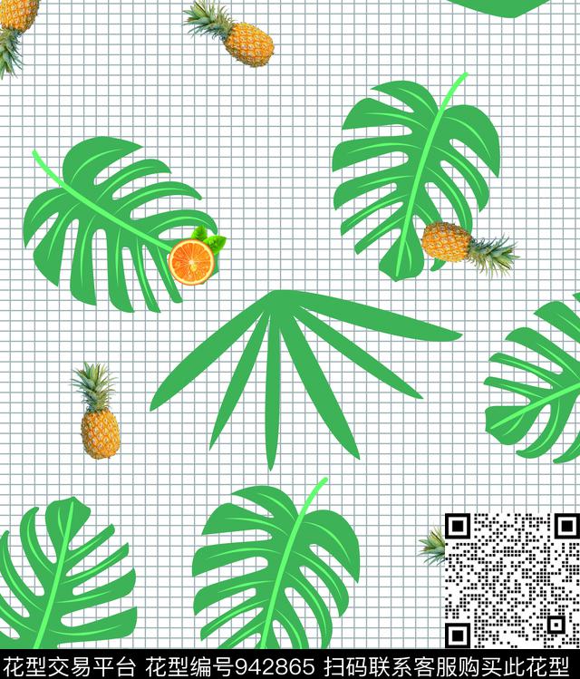 淑女植物数码华亿平台数码印花华亿平台下载（图片编号: 942865） - 瓦栏（Walan）