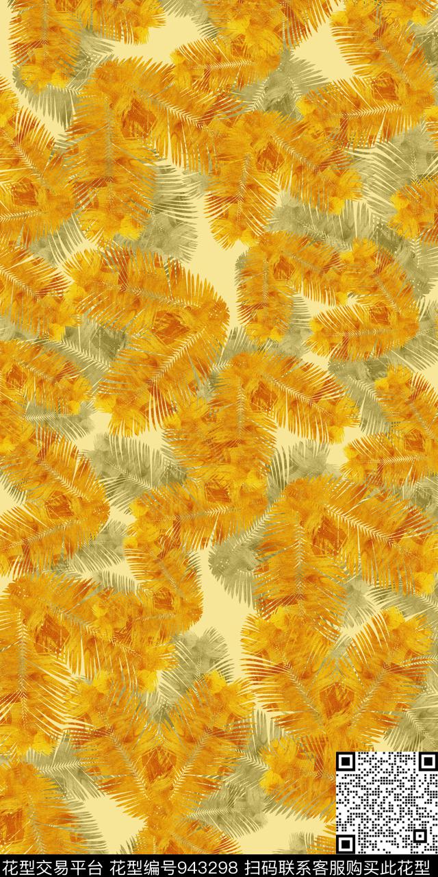 小碎花满版散花热带华亿平台数码印花华亿平台下载（图片编号: 943298） - 瓦栏（Walan）