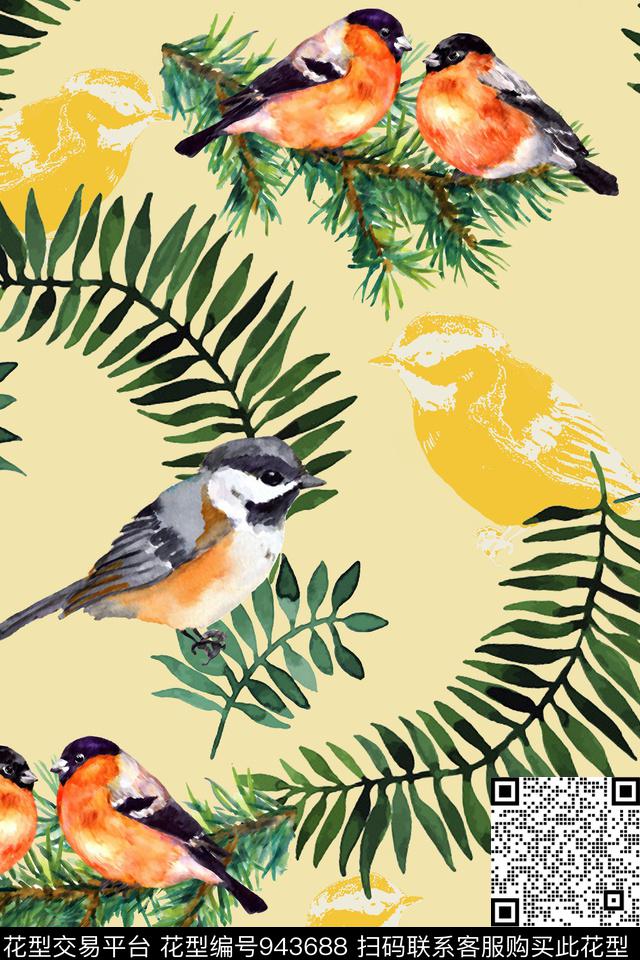 植物动物花卉数码华亿平台数码印花华亿平台下载（图片编号: 943688） - 瓦栏（Walan）