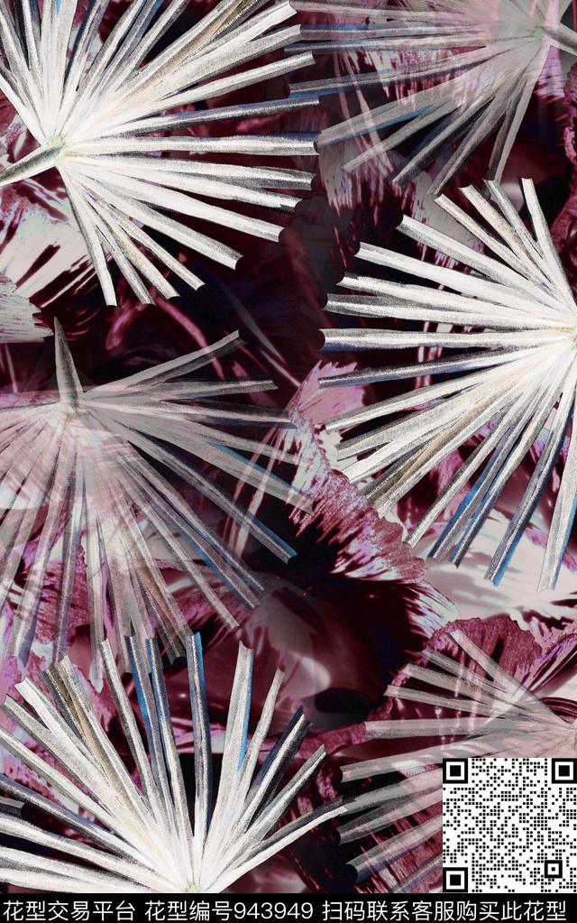 民族风中国风抽象数码印花华亿平台下载（图片编号: 943949） - 瓦栏（Walan）