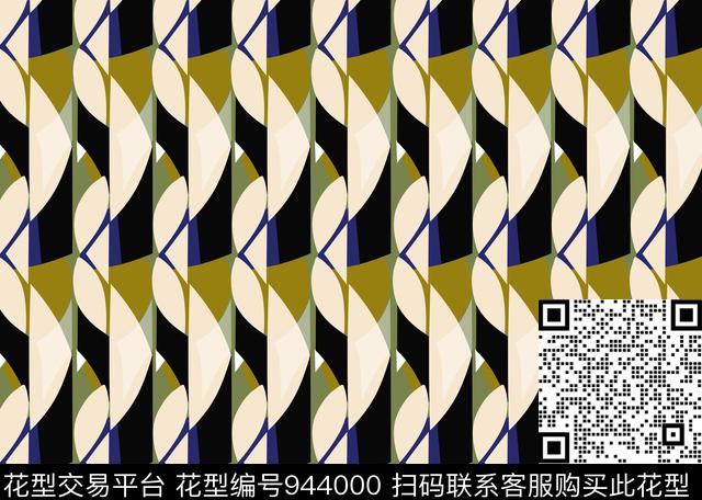 民族风条纹几何数码印花华亿平台下载（图片编号: 944000） - 瓦栏（Walan）