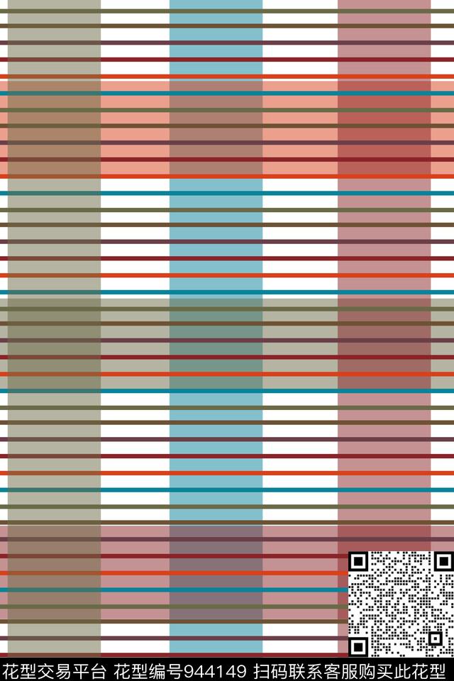 条纹数码华亿平台女装数码印花华亿平台下载（图片编号: 944149） - 瓦栏（Walan）