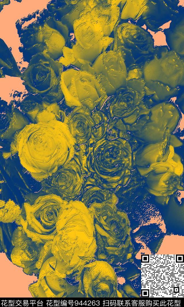 艺术创意抽象数码印花华亿平台下载（图片编号: 944263） - 瓦栏（Walan）