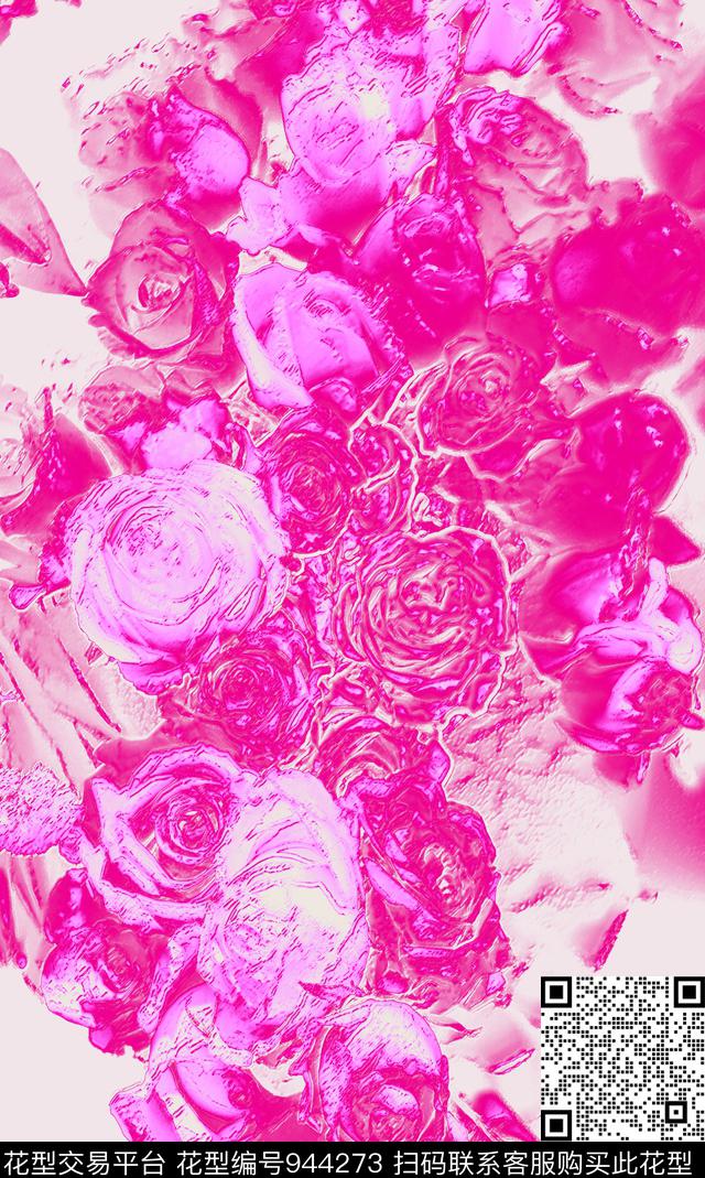 艺术创意抽象数码印花华亿平台下载（图片编号: 944273） - 瓦栏（Walan）