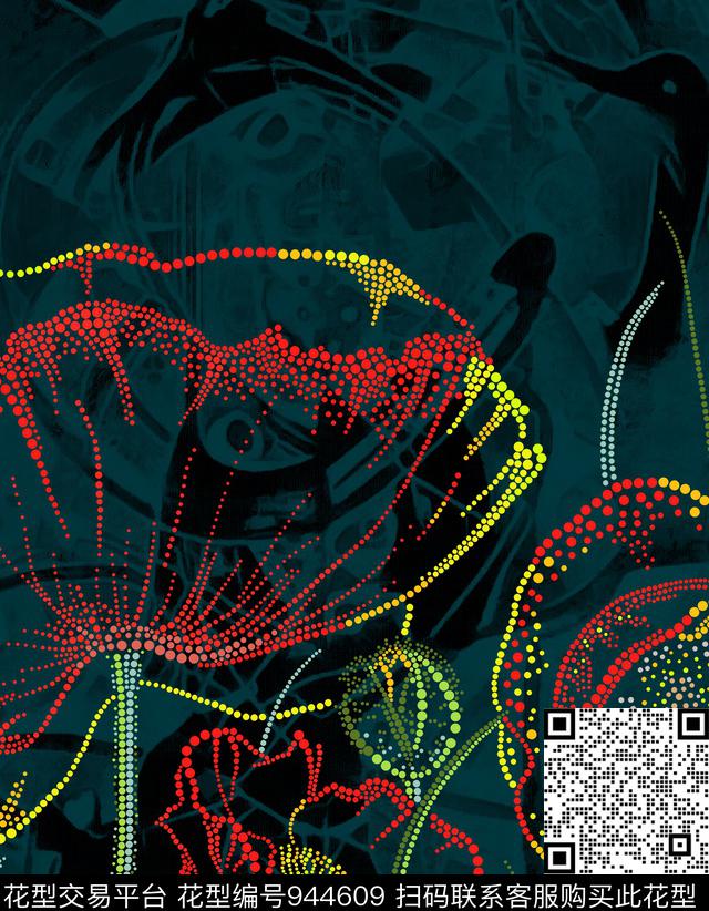 民族风数码华亿平台几何数码印花华亿平台下载（图片编号: 944609） - 瓦栏（Walan）