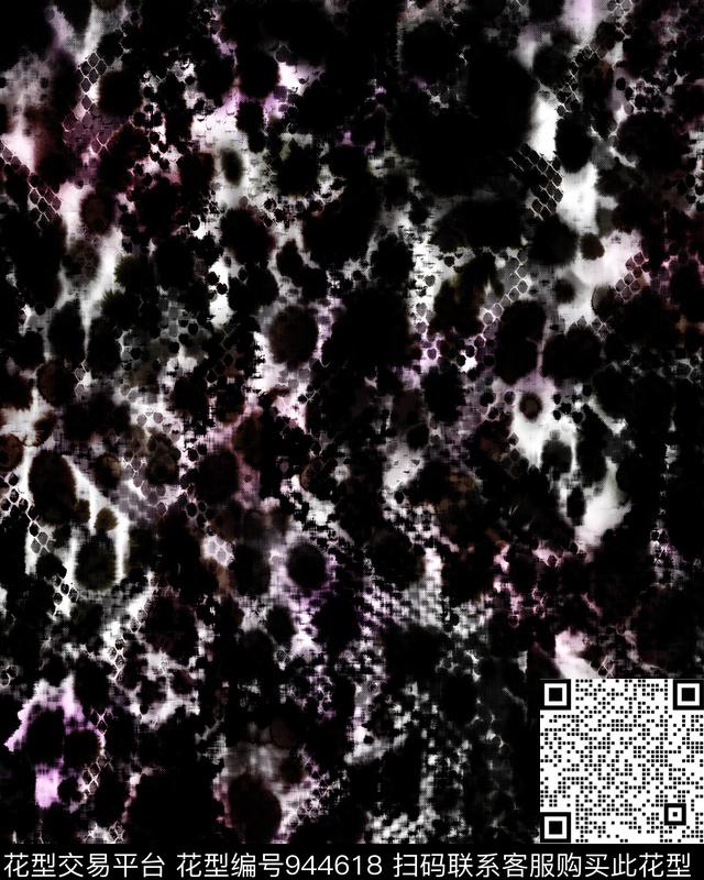 抽象潮牌时尚泳装数码印花华亿平台下载（图片编号: 944618） - 瓦栏（Walan）