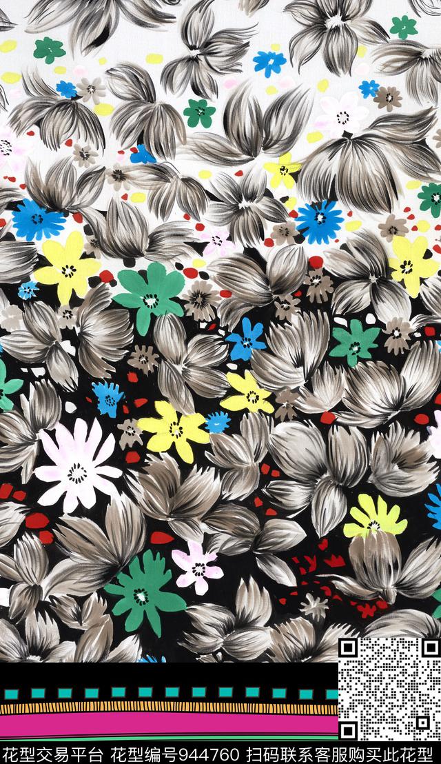 民族风数码华亿平台波西米亚数码印花华亿平台下载（图片编号: 944760） - 瓦栏（Walan）