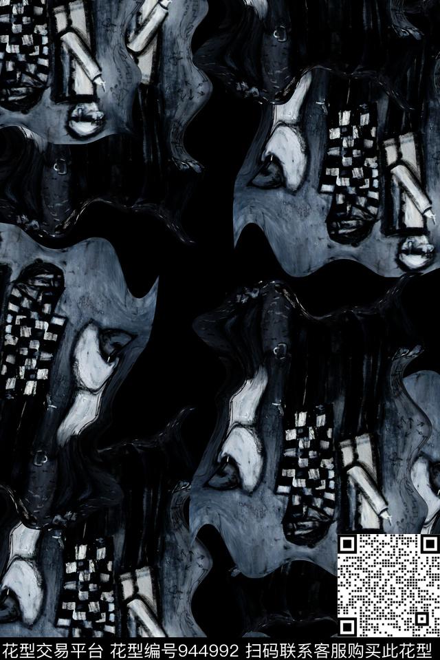 男装文艺复古传统印花华亿平台下载（图片编号: 944992） - 瓦栏（Walan）