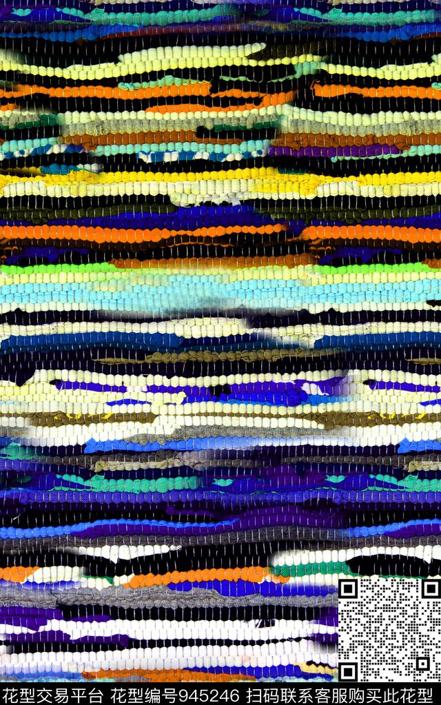 几何定位肌理艺术数码印花华亿平台下载（图片编号: 945246） - 瓦栏（Walan）