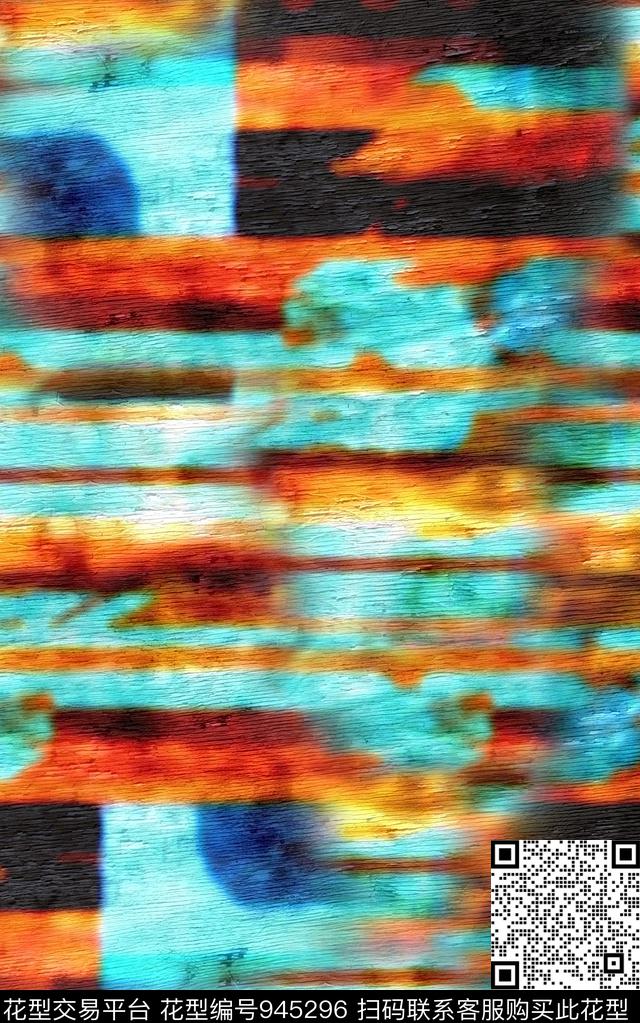 几何定位肌理艺术数码印花华亿平台下载（图片编号: 945296） - 瓦栏（Walan）
