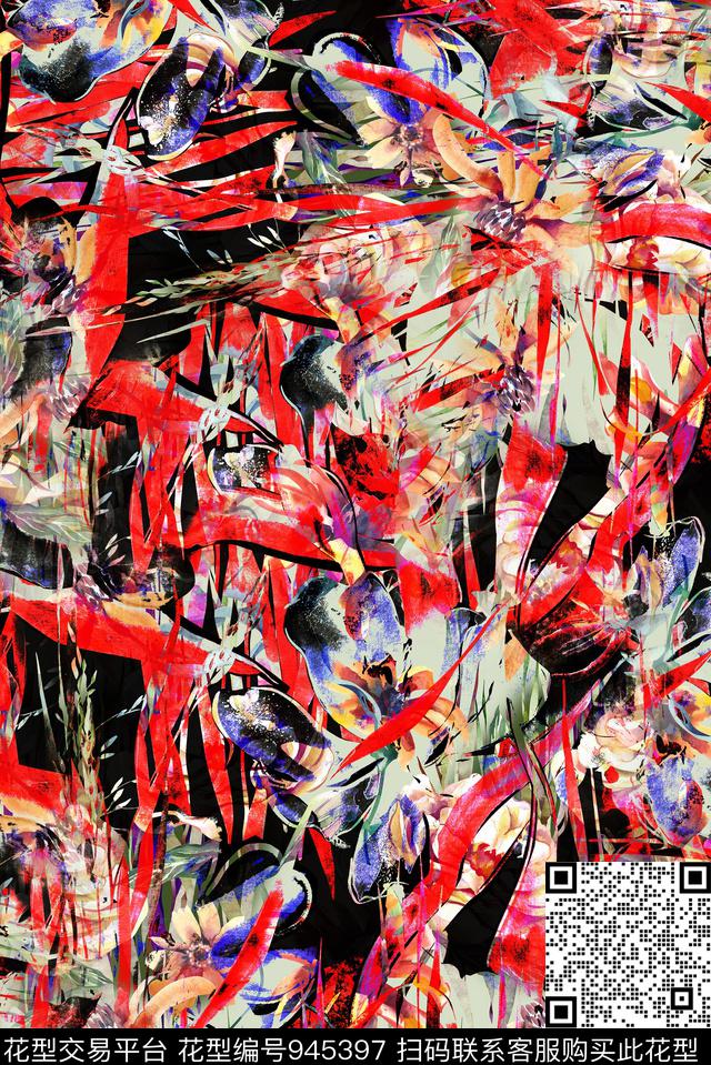 分形3D立体演变数码印花华亿平台下载（图片编号: 945397） - 瓦栏（Walan）