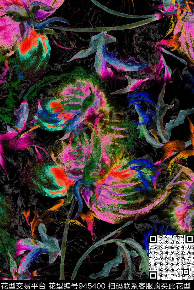 分形演变3D立体数码印花华亿平台下载（图片编号: 945400） - 瓦栏（Walan）