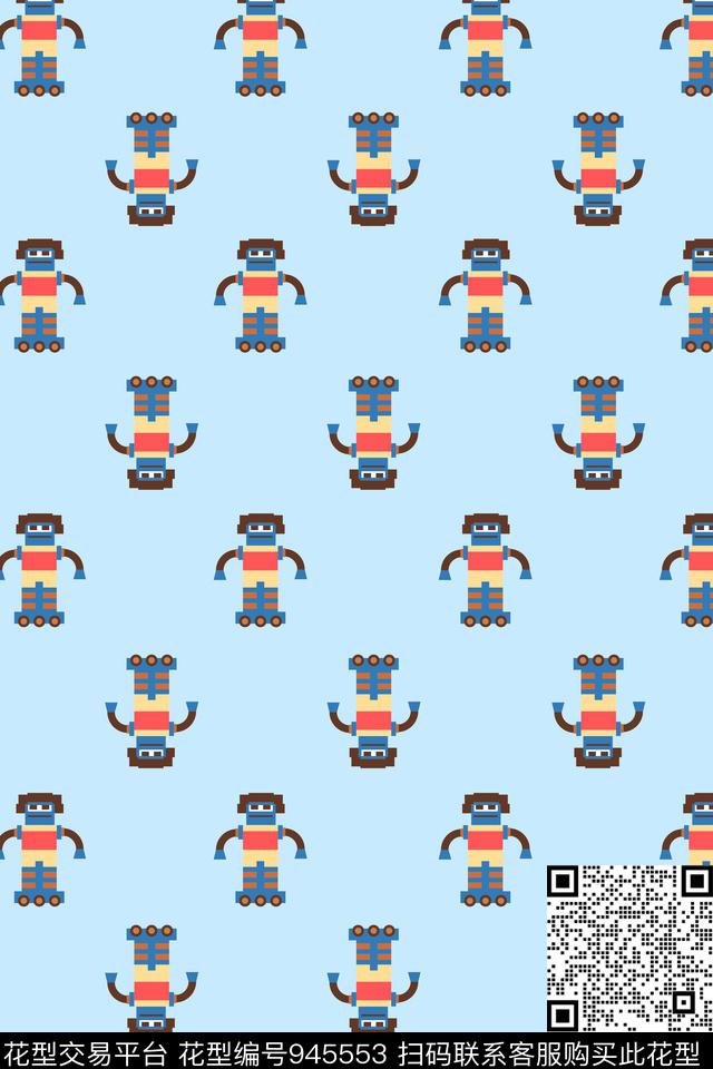 趣味嘻哈玩具传统印花华亿平台下载（图片编号: 945553） - 瓦栏（Walan）