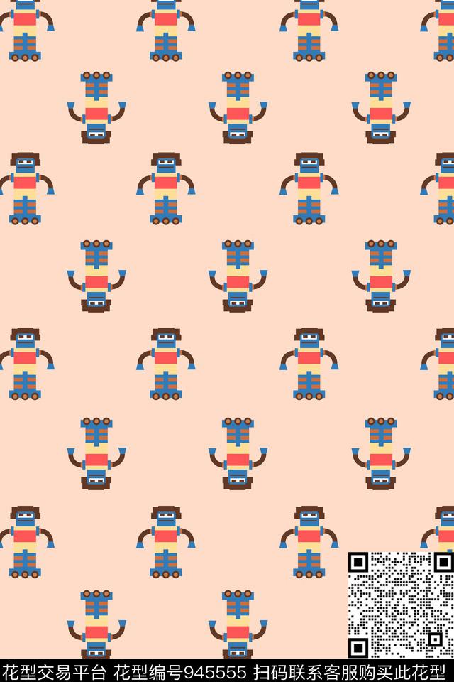 趣味嘻哈玩具传统印花华亿平台下载（图片编号: 945555） - 瓦栏（Walan）