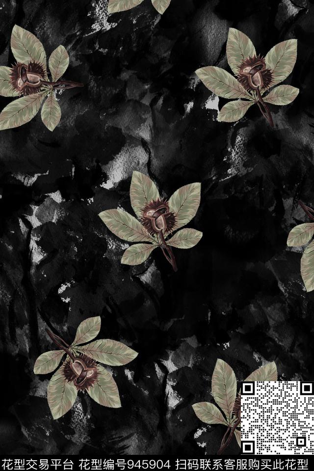 男装文艺复古数码印花华亿平台下载（图片编号: 945904） - 瓦栏（Walan）