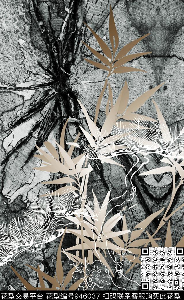 数码华亿平台定位花竹子数码印花华亿平台下载（图片编号: 946037） - 瓦栏（Walan）