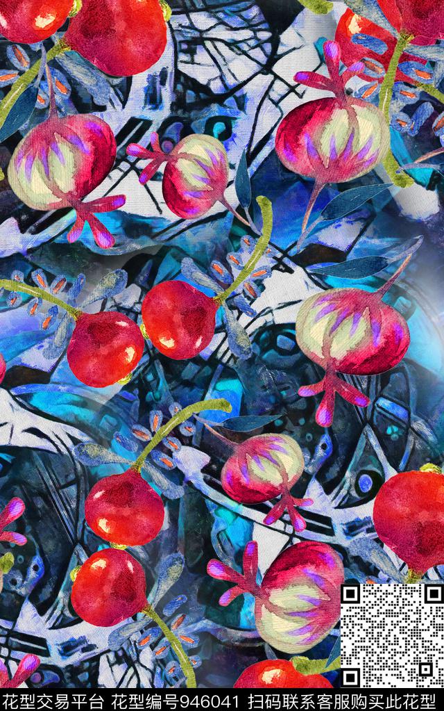 小碎花肌理数码华亿平台数码印花华亿平台下载（图片编号: 946041） - 瓦栏（Walan）