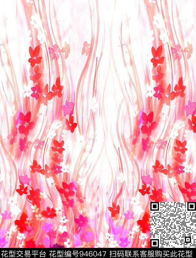 小碎花数码华亿平台花卉数码印花华亿平台下载（图片编号: 946047） - 瓦栏（Walan）