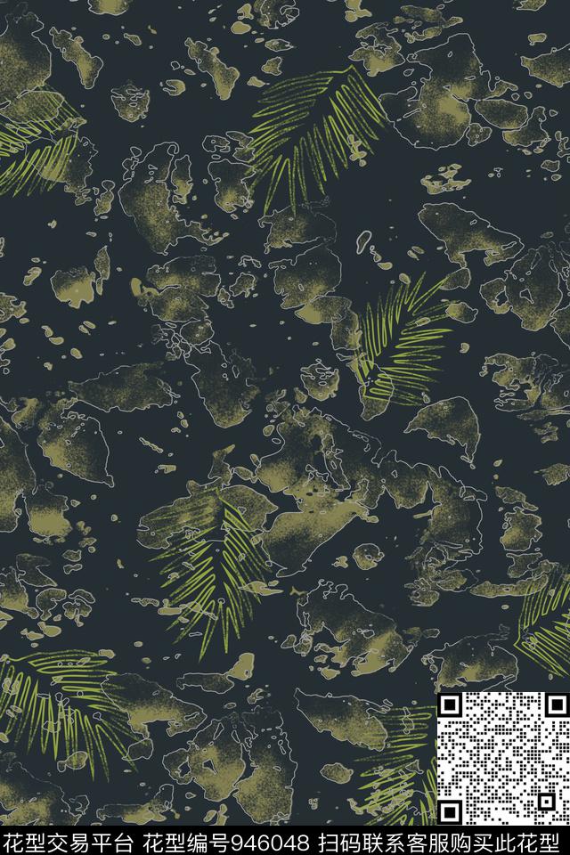 泼墨传统华亿平台男装传统印花华亿平台下载（图片编号: 946048） - 瓦栏（Walan）