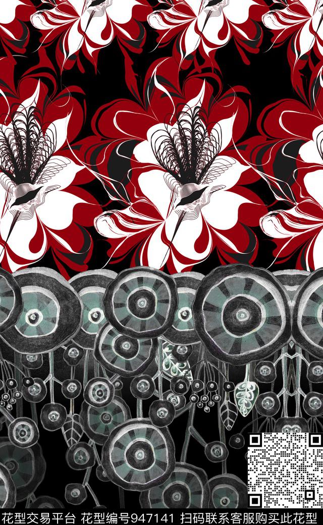 民族风数码华亿平台定位花数码印花华亿平台下载（图片编号: 947141） - 瓦栏（Walan）