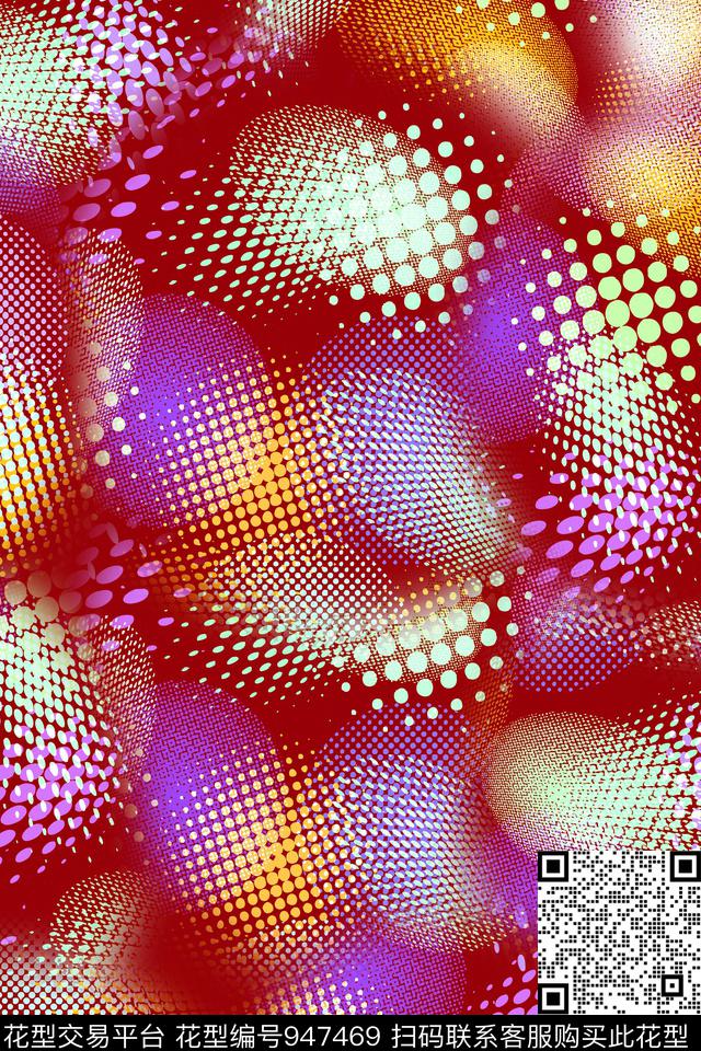 空间感少女油画华亿平台数码印花华亿平台下载（图片编号: 947469） - 瓦栏（Walan）