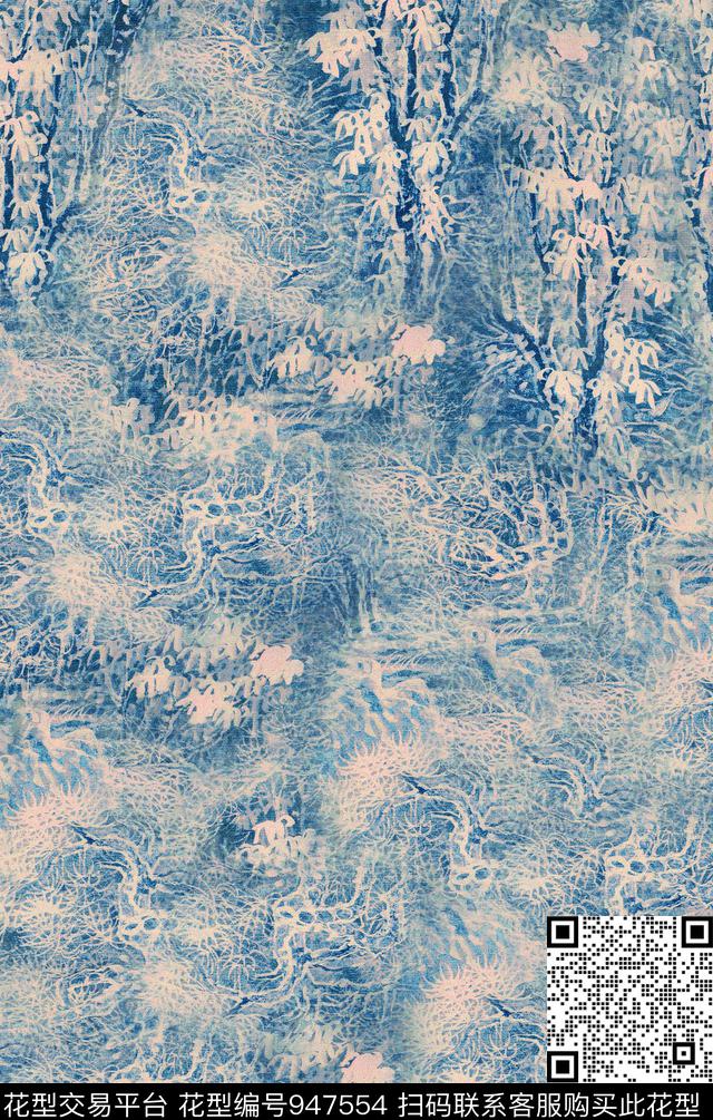 皮革定位花印花数码印花华亿平台下载（图片编号: 947554） - 瓦栏（Walan）