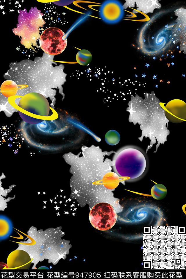 宇宙星空星云数码印花华亿平台下载（图片编号: 947905） - 瓦栏（Walan）