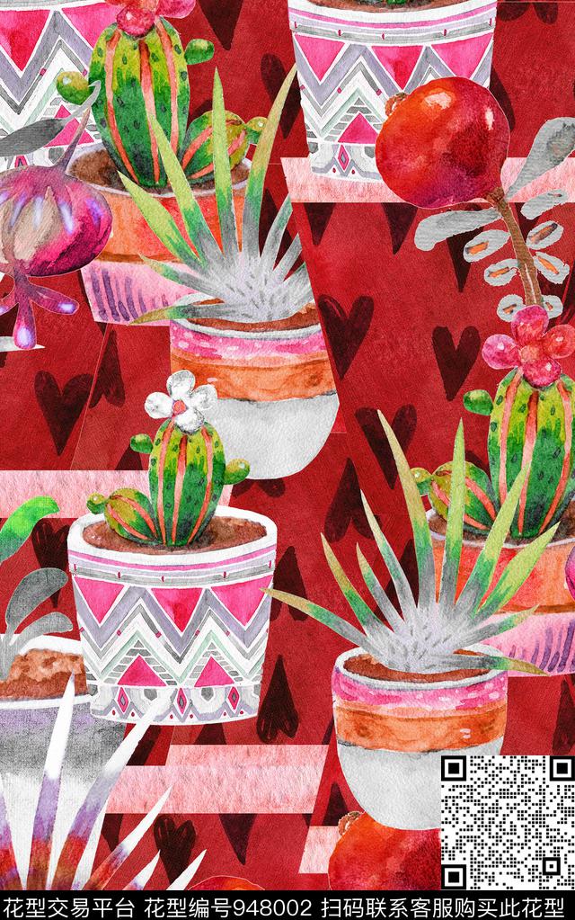 中国风数码华亿平台花卉数码印花华亿平台下载（图片编号: 948002） - 瓦栏（Walan）