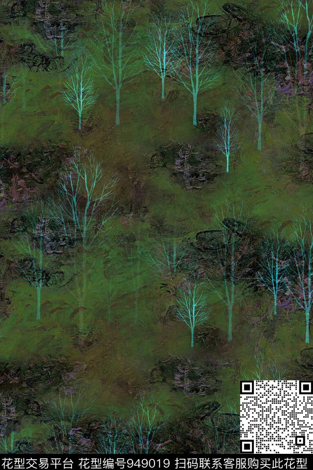 肌理男装热带华亿平台数码印花华亿平台下载（图片编号: 949019） - 瓦栏（Walan）