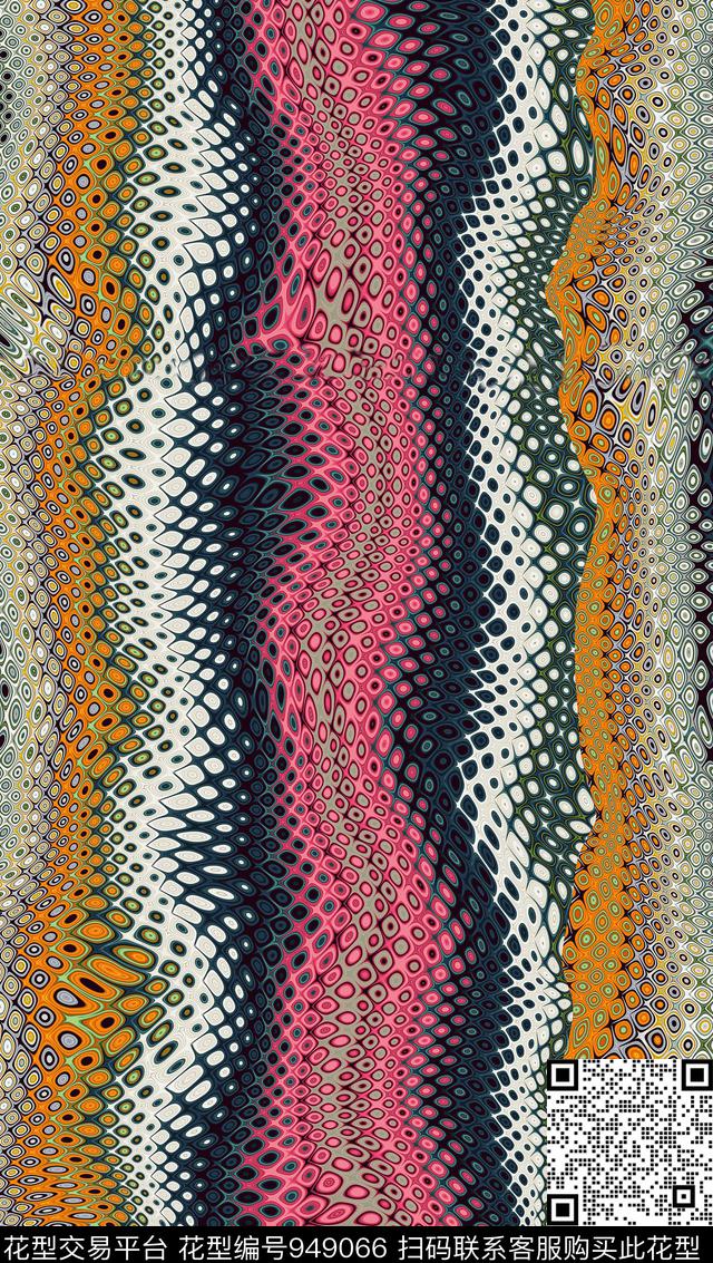 波点数码华亿平台几何数码印花华亿平台下载（图片编号: 949066） - 瓦栏（Walan）