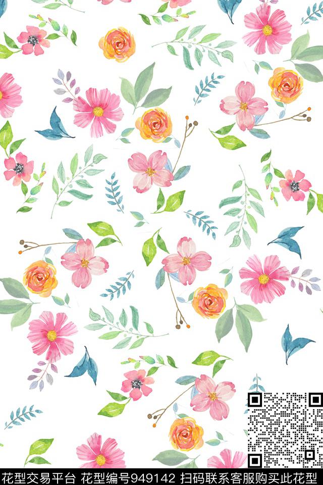 小碎花可爱数码华亿平台数码印花华亿平台下载（图片编号: 949142） - 瓦栏（Walan）