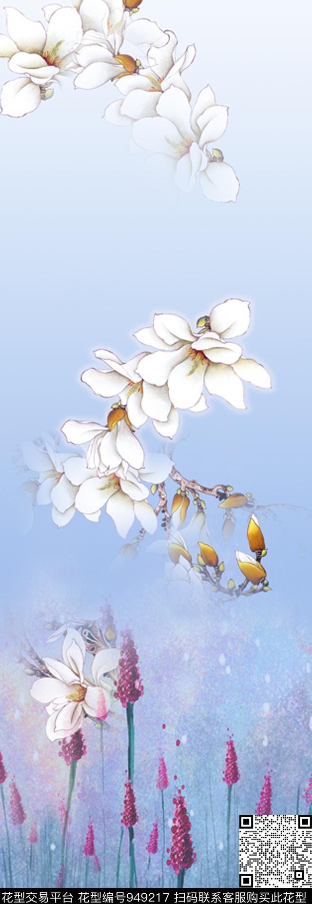 雪纺昆虫定位花数码印花华亿平台下载（图片编号: 949217） - 瓦栏（Walan）