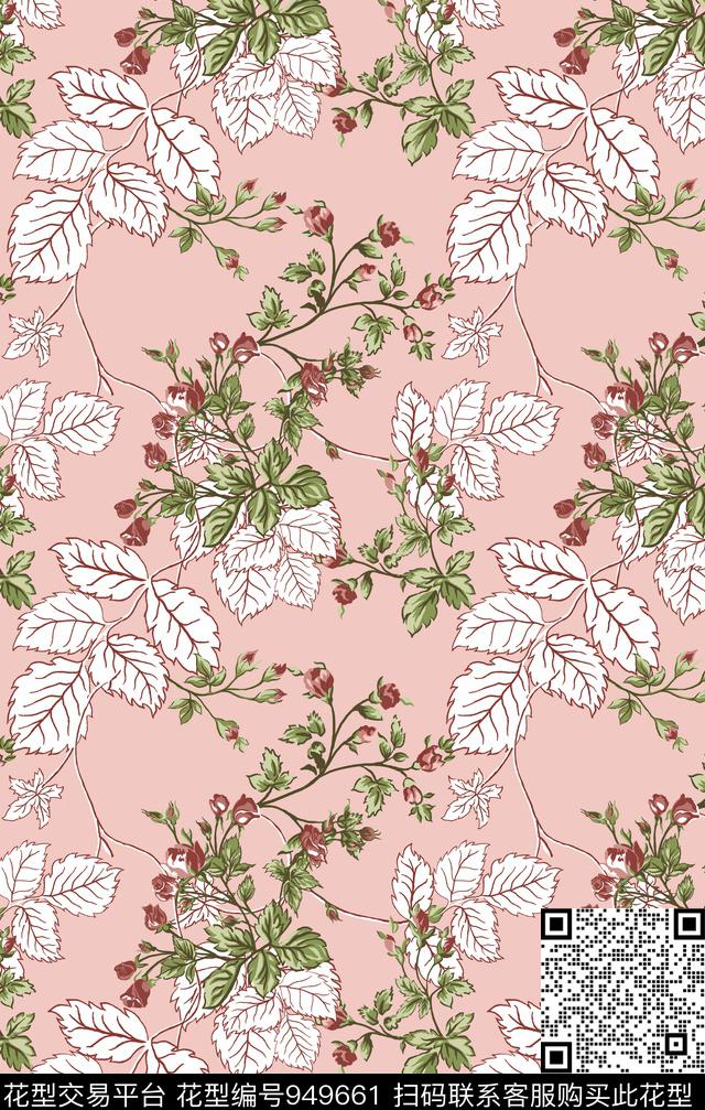 小碎花数码华亿平台年轻女性数码印花华亿平台下载（图片编号: 949661） - 瓦栏（Walan）