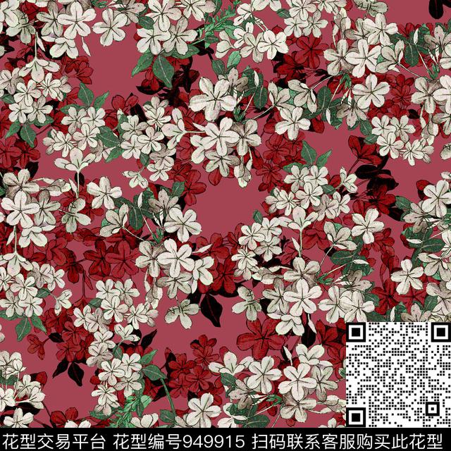 小碎花数码华亿平台花卉数码印花华亿平台下载（图片编号: 949915） - 瓦栏（Walan）